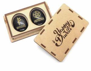 Polished Crystal Black Success Coin