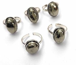 Pyrite Natural Polished Ring