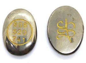 Pyrite Natural Zibu Coin