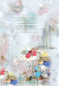 Artistic Floral Digital Print Rayon Fabric
