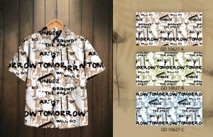 Boys Cotton Typography Print Shirt