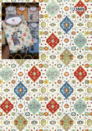 Magic Poly Cotton Fabric 57 Panna