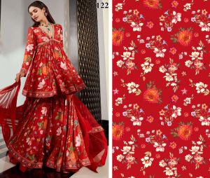 57 Panna  Muslin Gown  Fabric