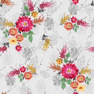 43 Inch Printed Ultra Satin Fabric