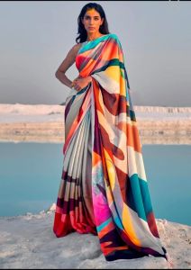Chinon Saree Fabric