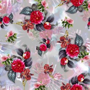 43 Inch Printed Ultra Satin Fabric