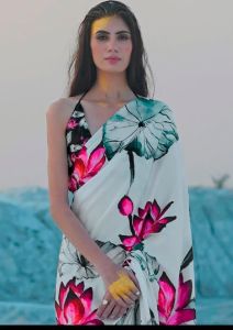 Chinon Saree Fabric