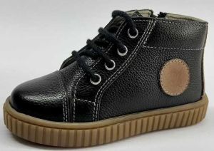 Black Leather Toddler Shoes