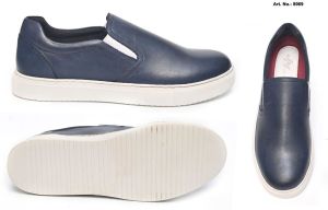 Men Blue Slip On Casual Sneakers