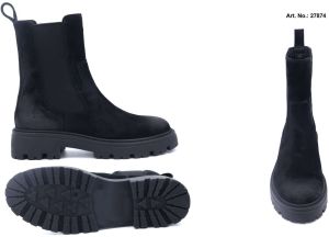 Women Black Platform Chelsea Boot