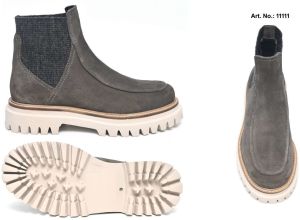 Women Grey Suede Ankle Boot