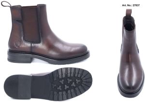 Women Leather Tan Brown Boot