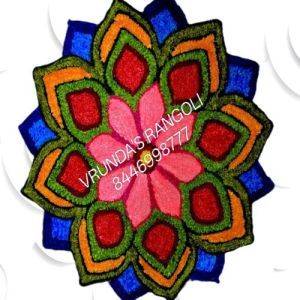 Handmade Decorative Woolen Rangoli