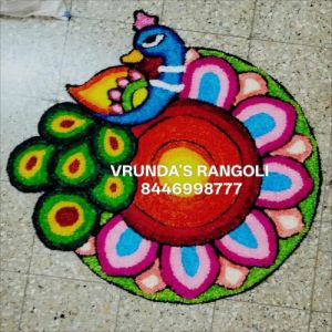 Handmade Decorative Woolen Rangoli