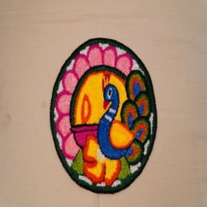 Handmade Decorative Woolen Rangoli