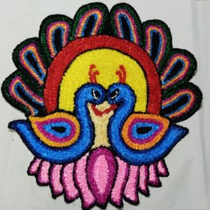 Handmade Decorative Woolen Rangoli