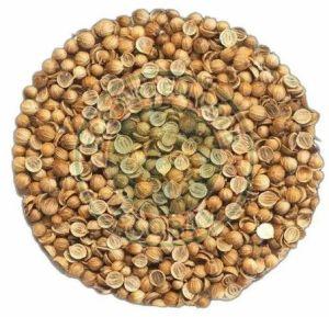 Dried Split Coriander Seeds