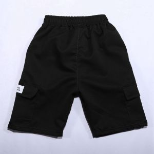 Mens Black Cotton Shorts