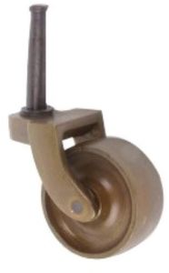 Antique Finish Brass Castor Wheel