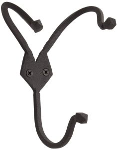 Black Hand Forged Iron Wall Hook