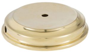 Round Brass Ceiling Canopy for Chandelier Mount