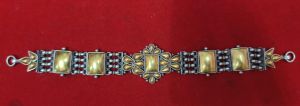 925 Sterling Silver Gold Plated Bracelet