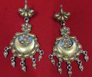 Ladies Gold Plated Hanging Earrings