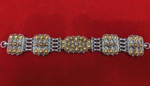 Ladies Silver and Gold Plated Bracelet