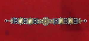 Ladies Sterling Silver Gold Plated Bracelet