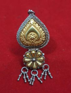 Party Wear Gold Plated Sterling Silver Ring