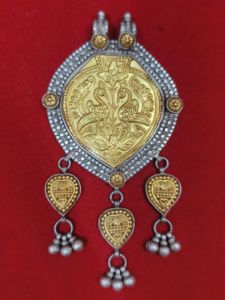 Premium 925 Silver Gold Plated Ladies Pendant