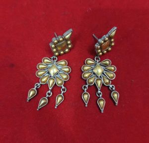 Traditional Gold Plated Sterling Silver Earrings