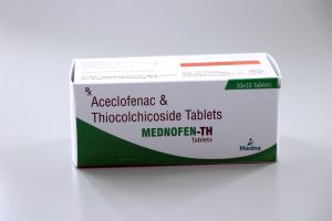 Aceclofenac &AMP; Thiocolchicoside Tablets