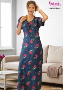 Printed Alpine Party Wear Gown for Ladies