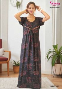 Printed Alpine Party Wear Gown for Ladies