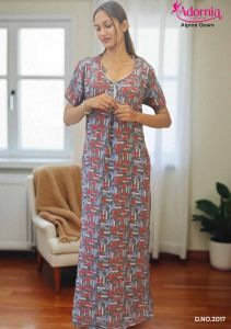 Alpine Abstract Print Ladies Maxi Gown