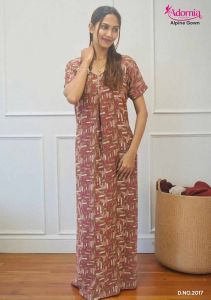 Alpine Abstract Print Ladies Maxi Gown