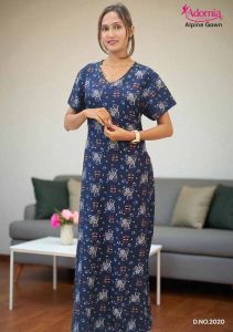 Alpine Georgette Printed Long Gown Women