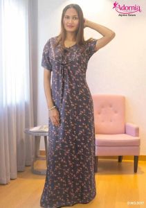Alpine Abstract Print Ladies Maxi Gown