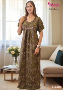 Alpine Georgette Printed Long Gown Women