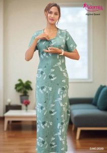 Alpine Printed Ladies Gown