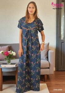 Alpine Georgette Printed Long Gown Women