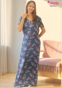 Alpine Printed Wedding Guest Gown for Ladies