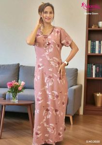 Alpine Printed Ladies Gown