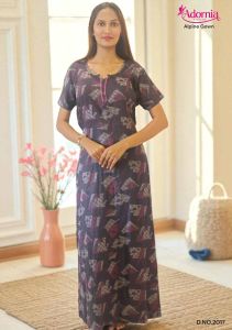 Alpine Printed Wedding Guest Gown for Ladies