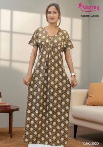 Alpine Printed Ladies Gown