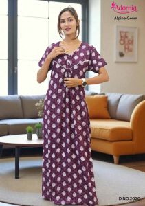 Alpine Printed Ladies Gown