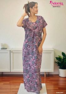 Alpine Print Festive Wear Ladies Gown