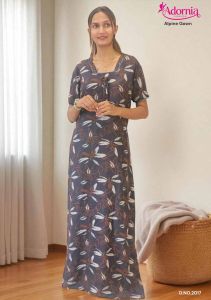 Alpine Print Festive Wear Ladies Gown