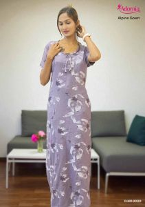 Alpine Printed Ladies Gown